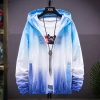 Summer gradient color-blocked sun-protective clothing, breathable couple skin jackets, cycling and fishing sun-protective coats, trendy live-streaming supply Application Scenario